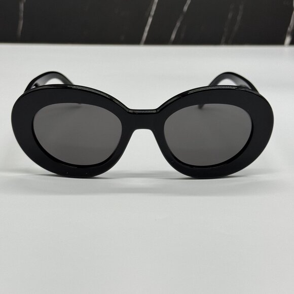 NEW CELINE CL40312U 01A BLACK ROUND WOMEN SUNGLASSES CELINE - Picture 4 of 10